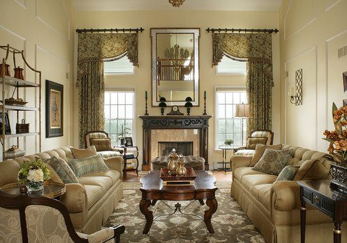 Window Treatments For Two Story Windows, Two Story Living Room Curtains