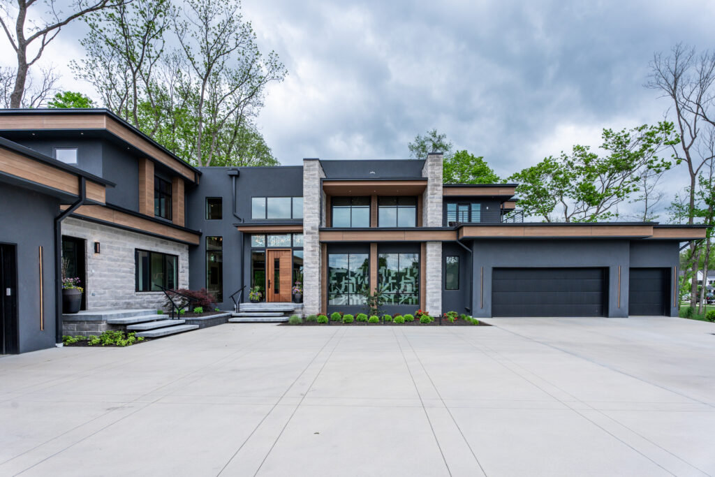 Street views were considered to ensure the window treatments would not detract from the architecture of the home